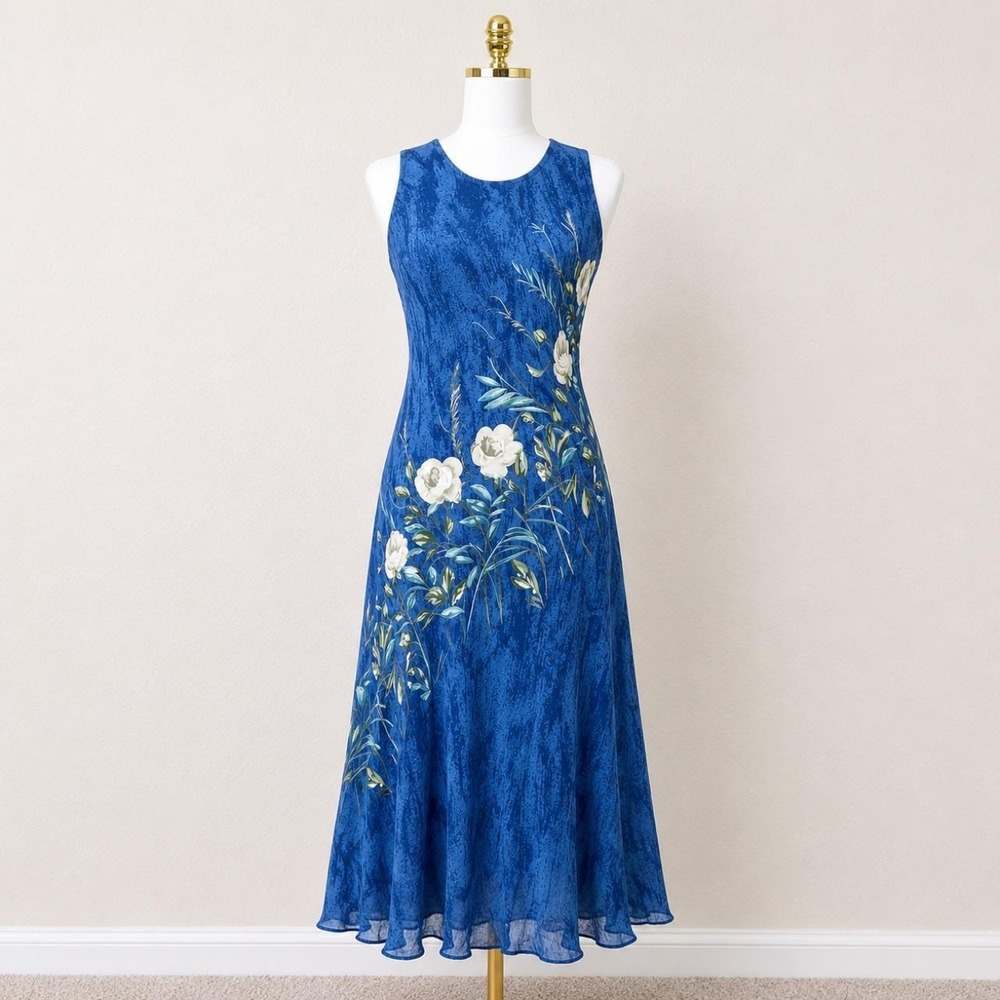 Bedford fair dress blue floral